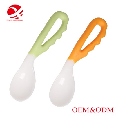 baby training feeding spoon cute shaped silicone product