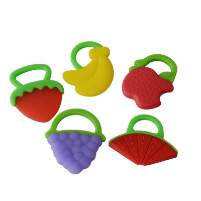 Baby teether beautiful necklace car shape infant toys silicone teethers babies anima teether